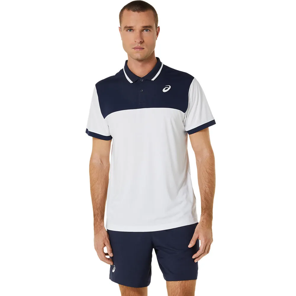 POLO ASICS PARA HOMBRE COURT POLO SHIRT BLANCOAZUL