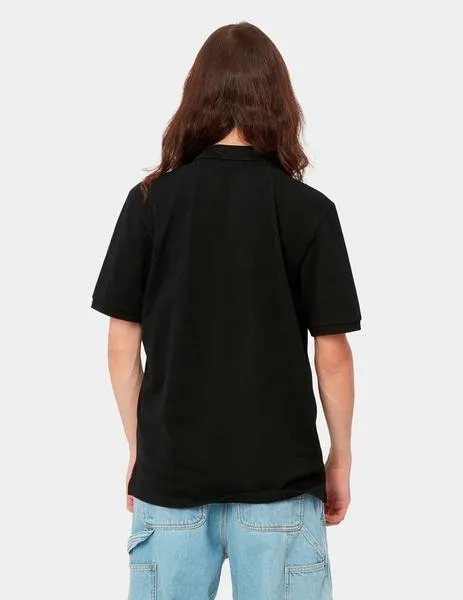 POLO CARHARTT CHASE PIQUE  BLACK / GOLD