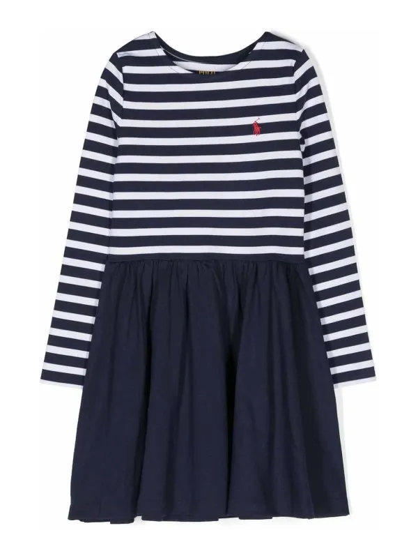 POLO RALPH LAUREN VESTIDO MIDI  AZUL
