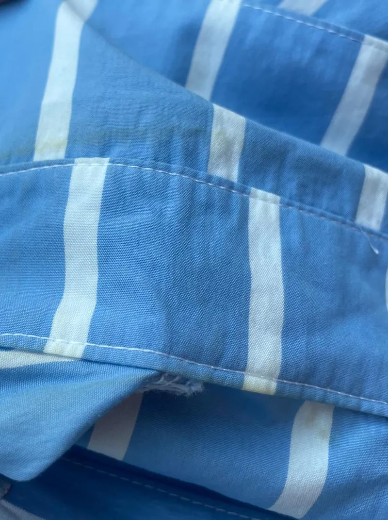 QÜINA Vestido Camisero Rayas