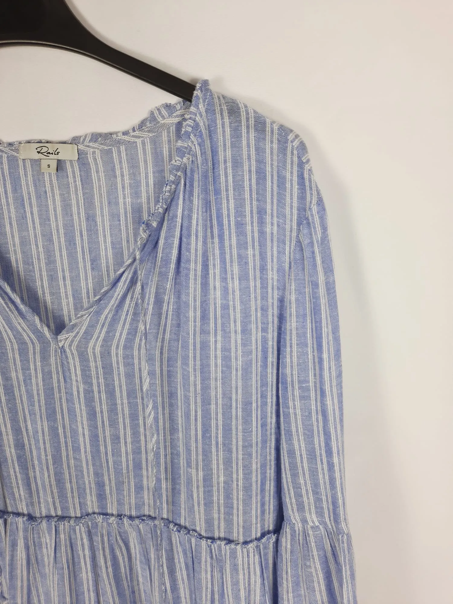 RAILS. vestido azul rayas T.s