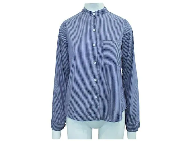 Reformation camisa de rayas moradas Púrpura 