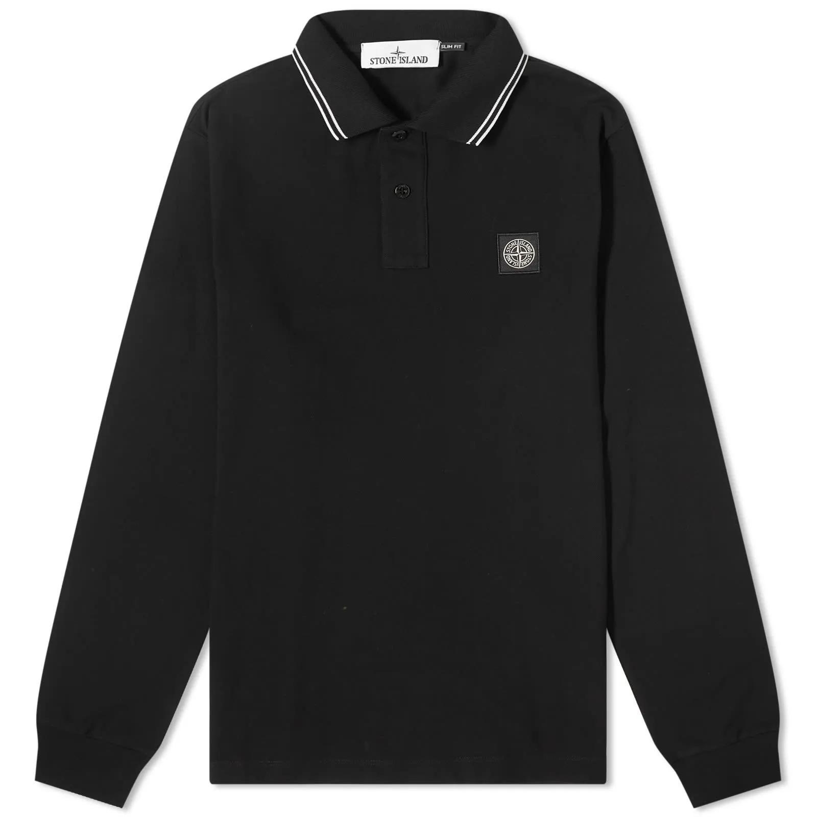 Stone Island Long Sleeve Patch Polo