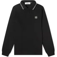 Stone Island Long Sleeve Patch Polo