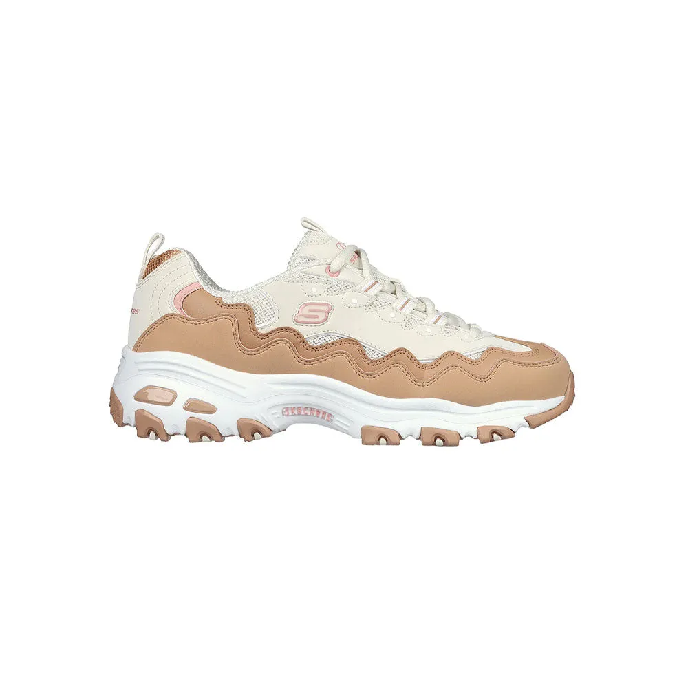 TENIS MUJER SKECHERS DLITES   BLANCOCAFé