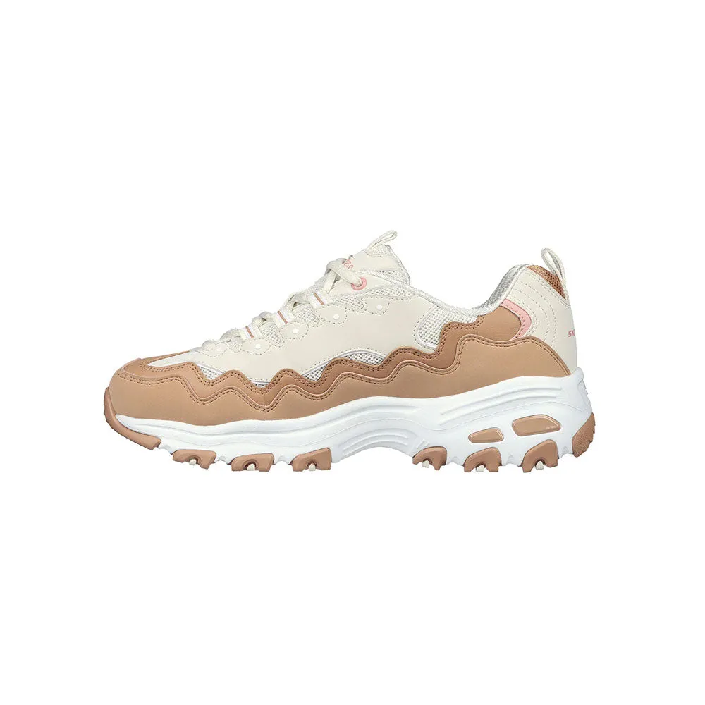 TENIS MUJER SKECHERS DLITES   BLANCOCAFé