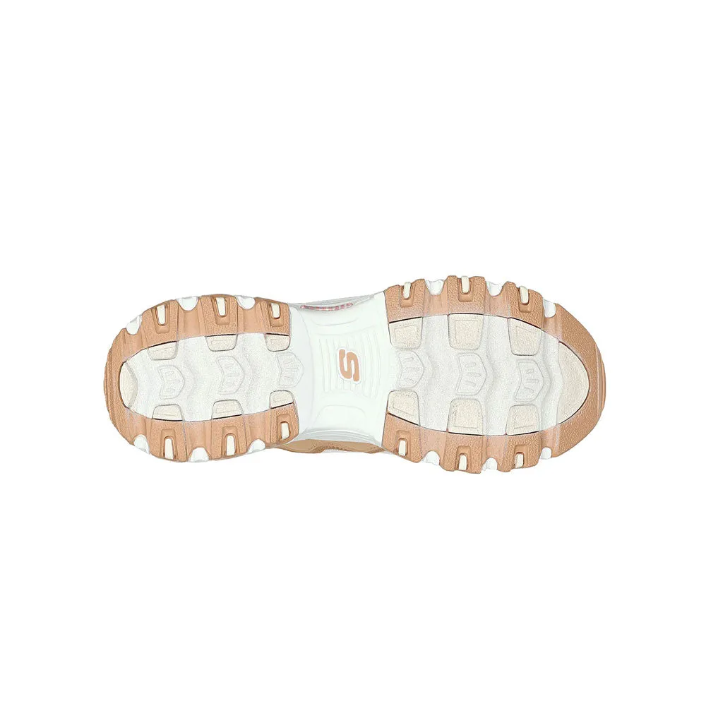 TENIS MUJER SKECHERS DLITES   BLANCOCAFé