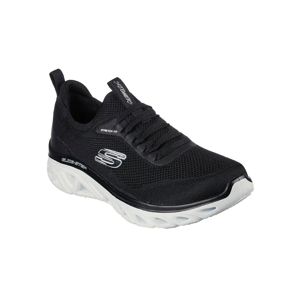 TENIS MUJER SKECHERS GLIDE STEP  SPORT  NEGRO
