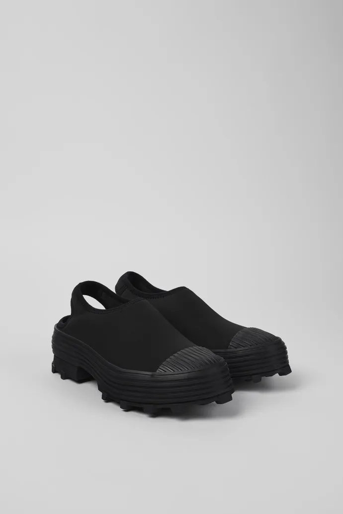 Traktori Zueco de tejido negro