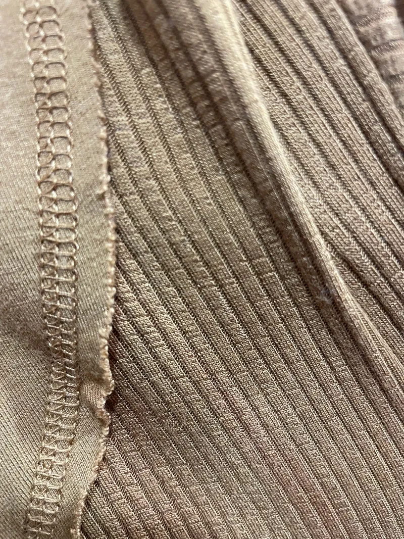VERONICA MEYER Set Pantalón y Kimono Tejido Mostaza