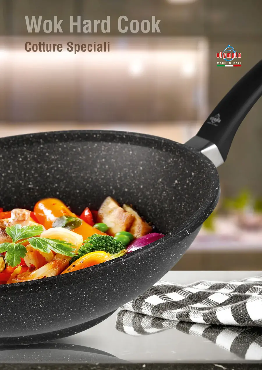 Wok de aluminio línea Hard Cook 32cm